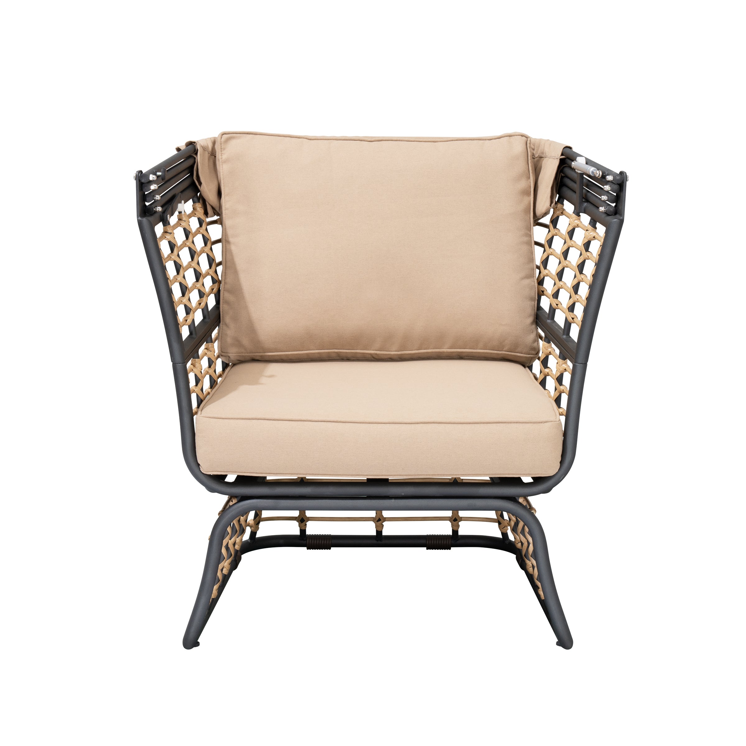 Relaxsessel PAROS Loungesessel Gartensessel Hängesessel mit Sonnendach elegant Garden Pleasure