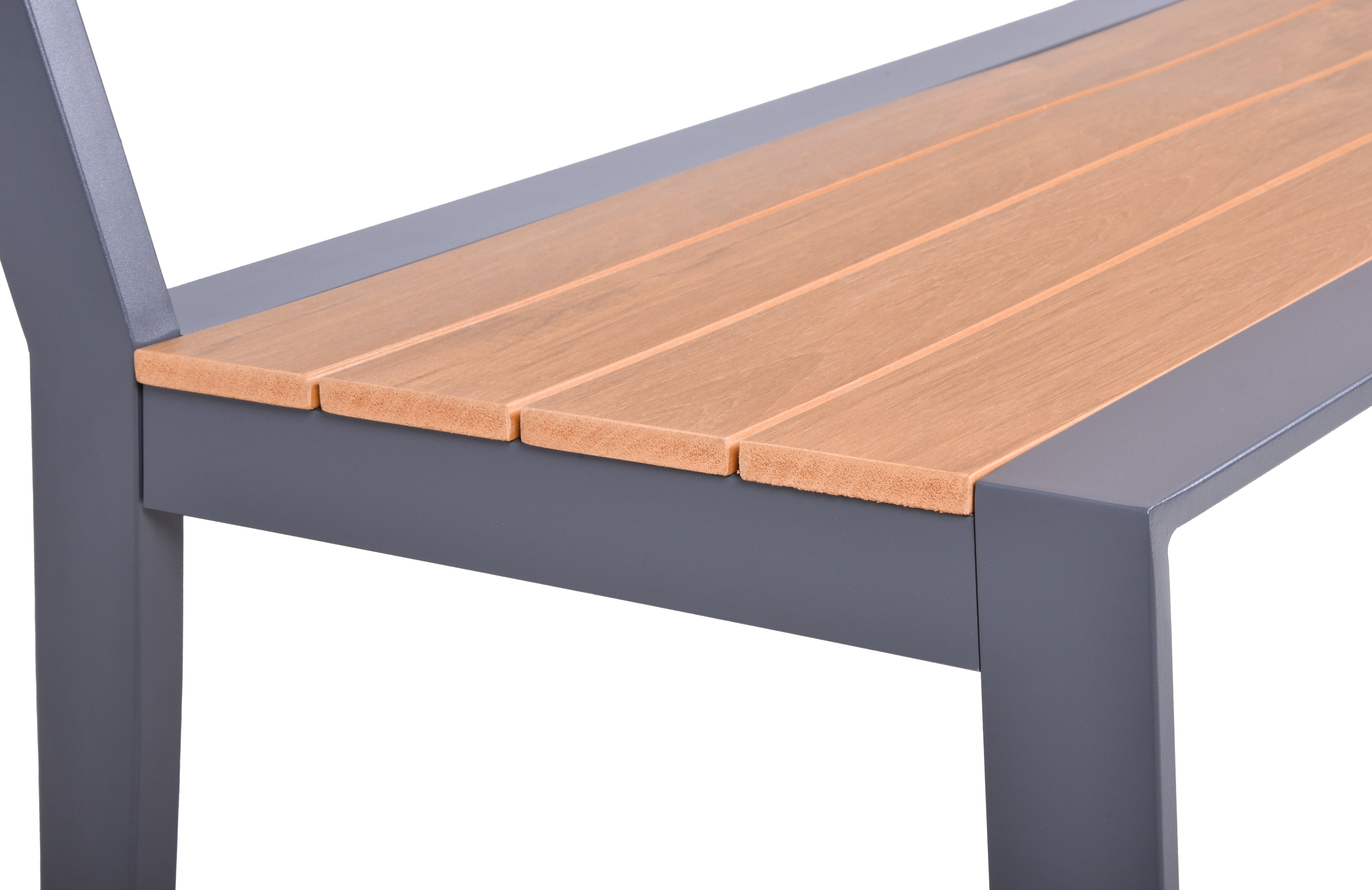 Gartenbank SILEA Sitzbank 3-Sitzer Parkbank Aluminium Non-Wood Garden Pleasure