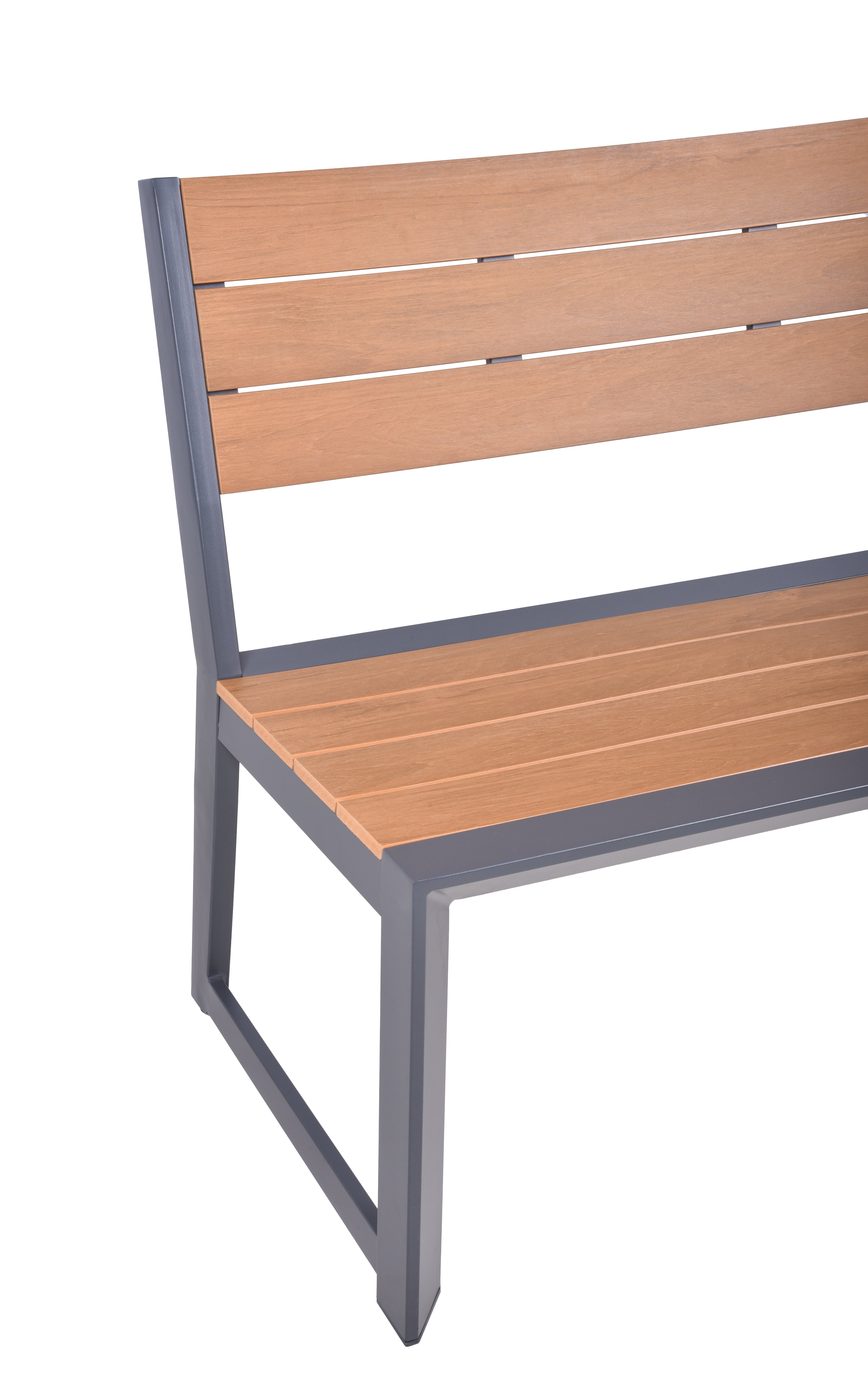 Gartenbank SILEA Sitzbank 3-Sitzer Parkbank Aluminium Non-Wood Garden Pleasure