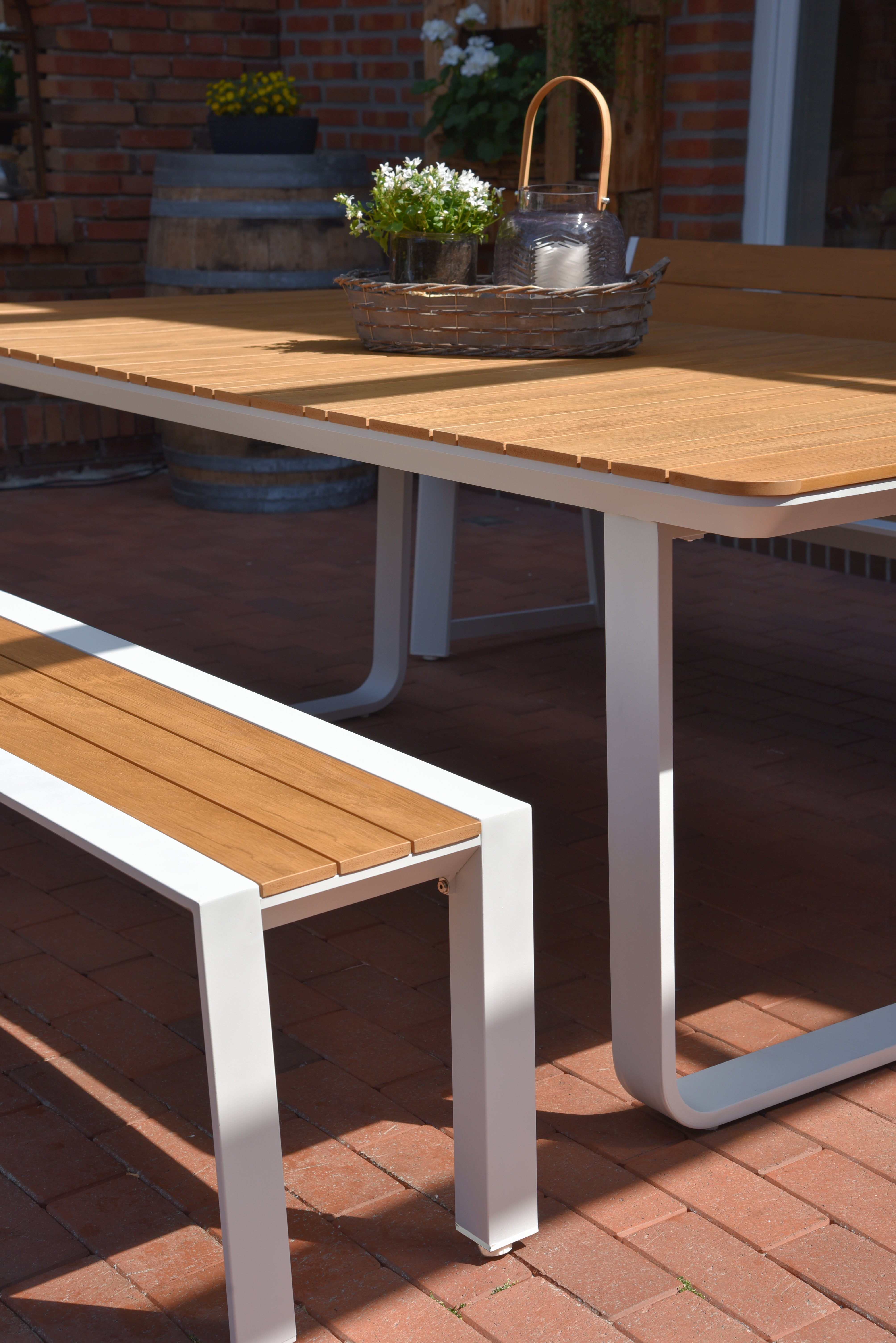 Gartenbank VENICE Bank Sitzbank GARDEN PLEASURE wetterfest komfortabel Outdoor hochwertig