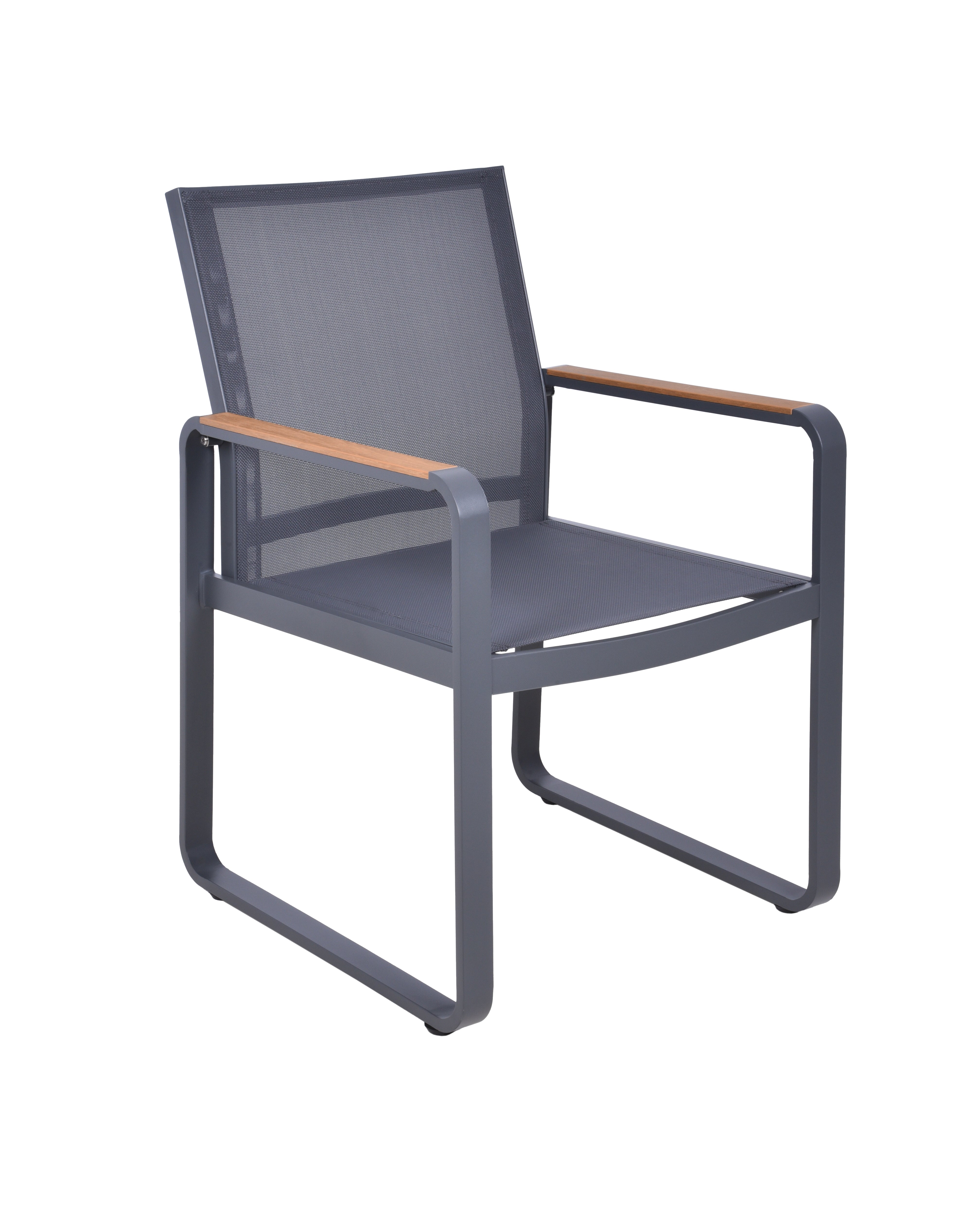 Sessel SILEA Gartenstuhl Armlehnsessel Teakholz Garden Pleasure 2er-Set