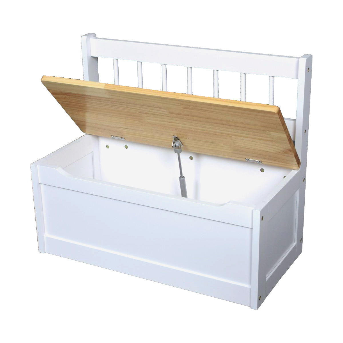 2er Set Kinder-Truhenbank Kindersitzbank mit Stauraum Spielzeugkiste Holz Garden Pleasure