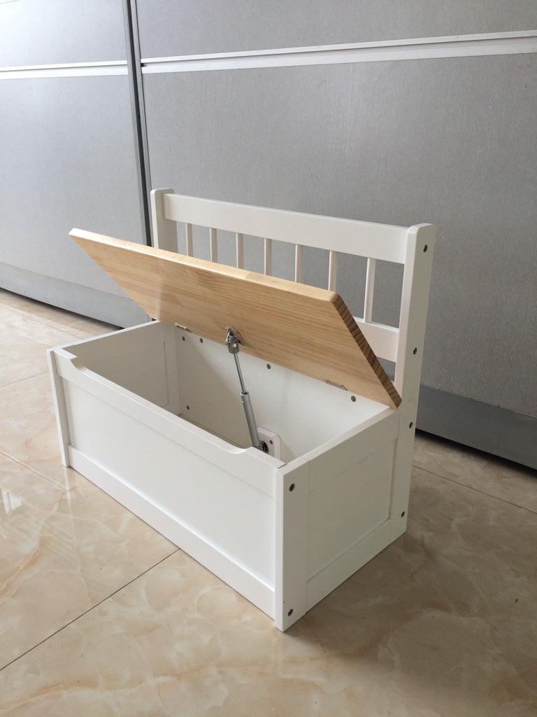 2er Set Kinder-Truhenbank Kindersitzbank mit Stauraum Spielzeugkiste Holz Garden Pleasure