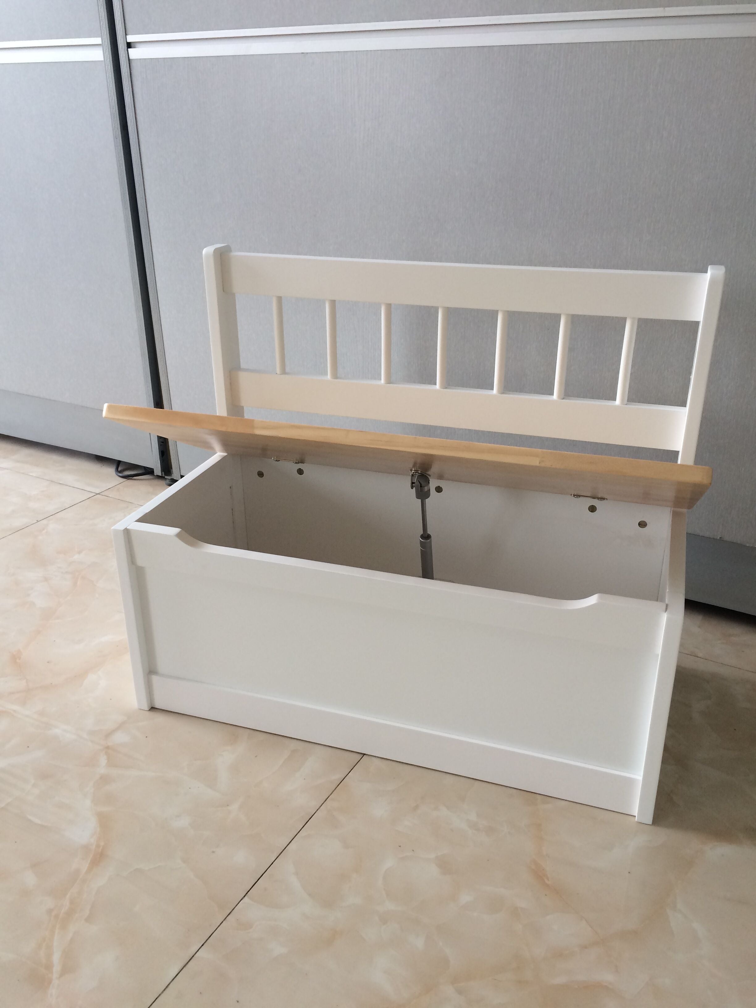 2er Set Kinder-Truhenbank Kindersitzbank mit Stauraum Spielzeugkiste Holz Garden Pleasure