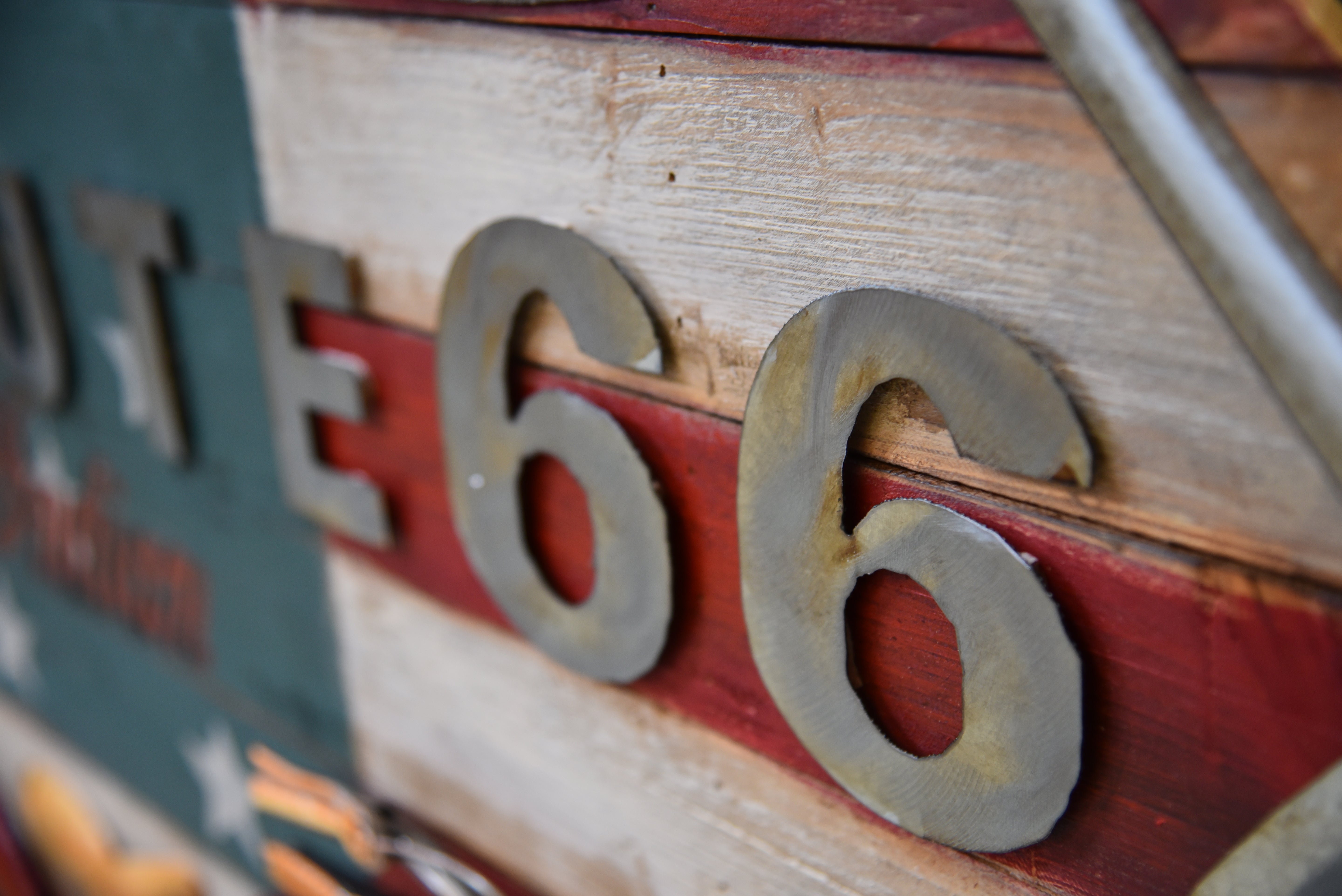 3D Metallbild Motorrad Wanddeko Biker Metallbild 3D-Kunstwerk rund Interia Home & Living