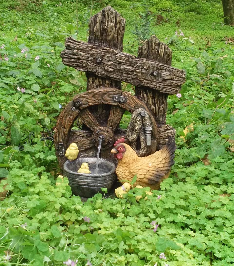 Gartenbrunnen HELIOS Zierbrunnen Wandbrunnen Wasserspiel rustikal Garden Pleasure