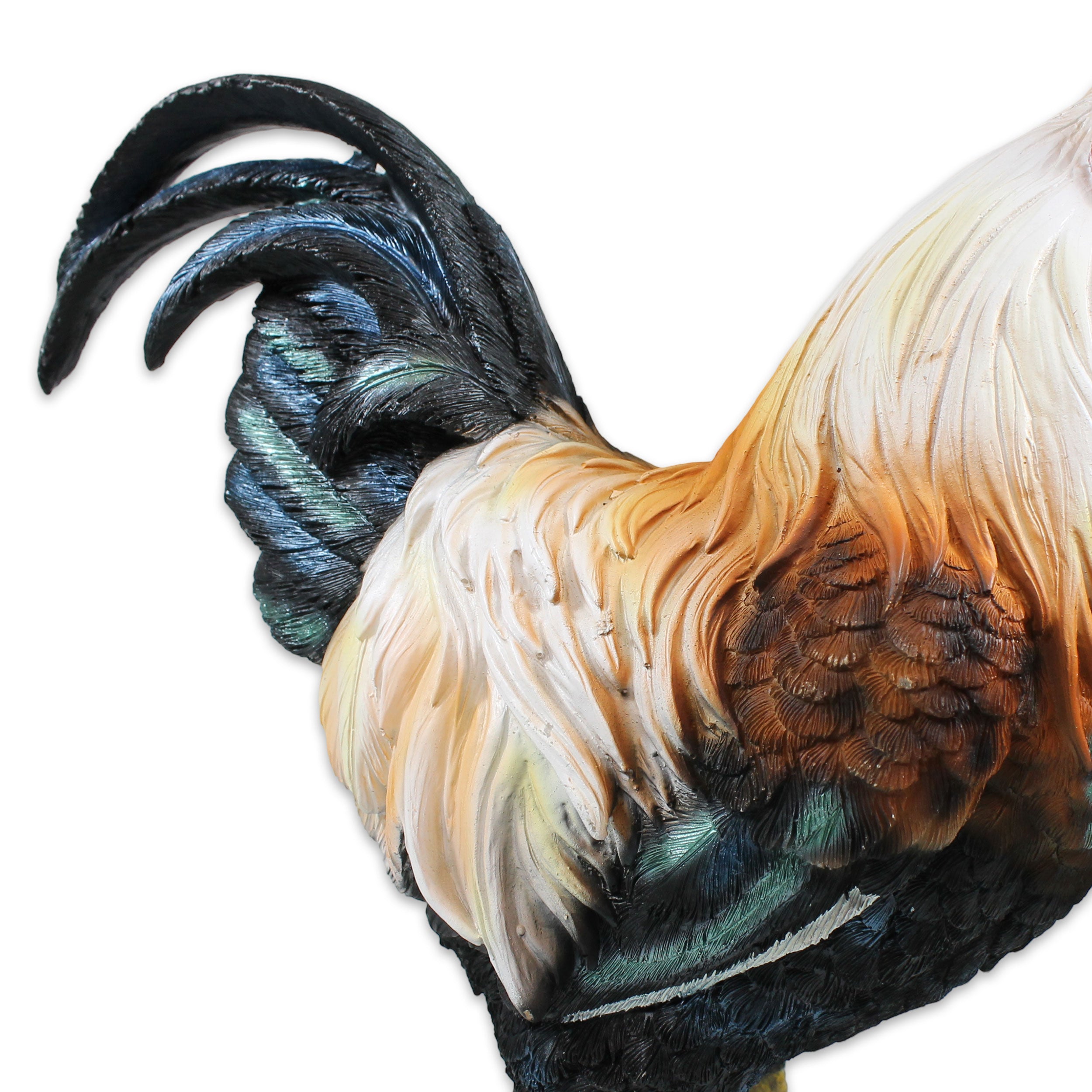 Hahn Figur stehend Deko Hahn Deko Huhn Gartenfigur Hahn