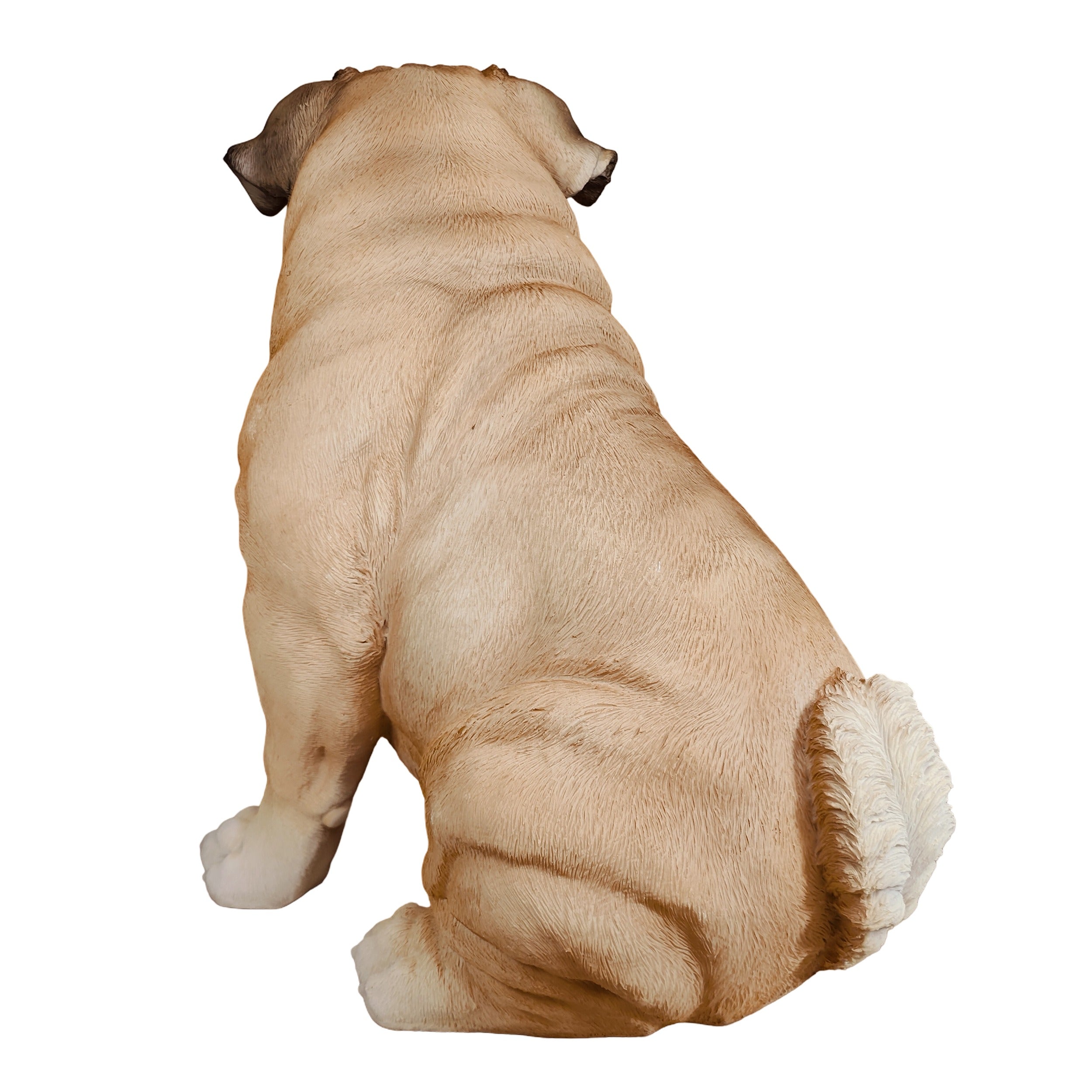 Mops Figur Hundefigur – Mops Deko Gartenfigur Hund Deko Hunde wie echt stehend oder sitzend