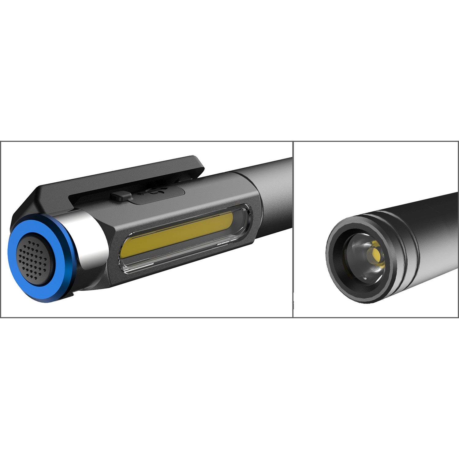 Ledino LED Light Pen Perlach – ultrakompakte Akku-Stiftlampe mit USB-C & Clip – perfekt für Alltag & Hobby