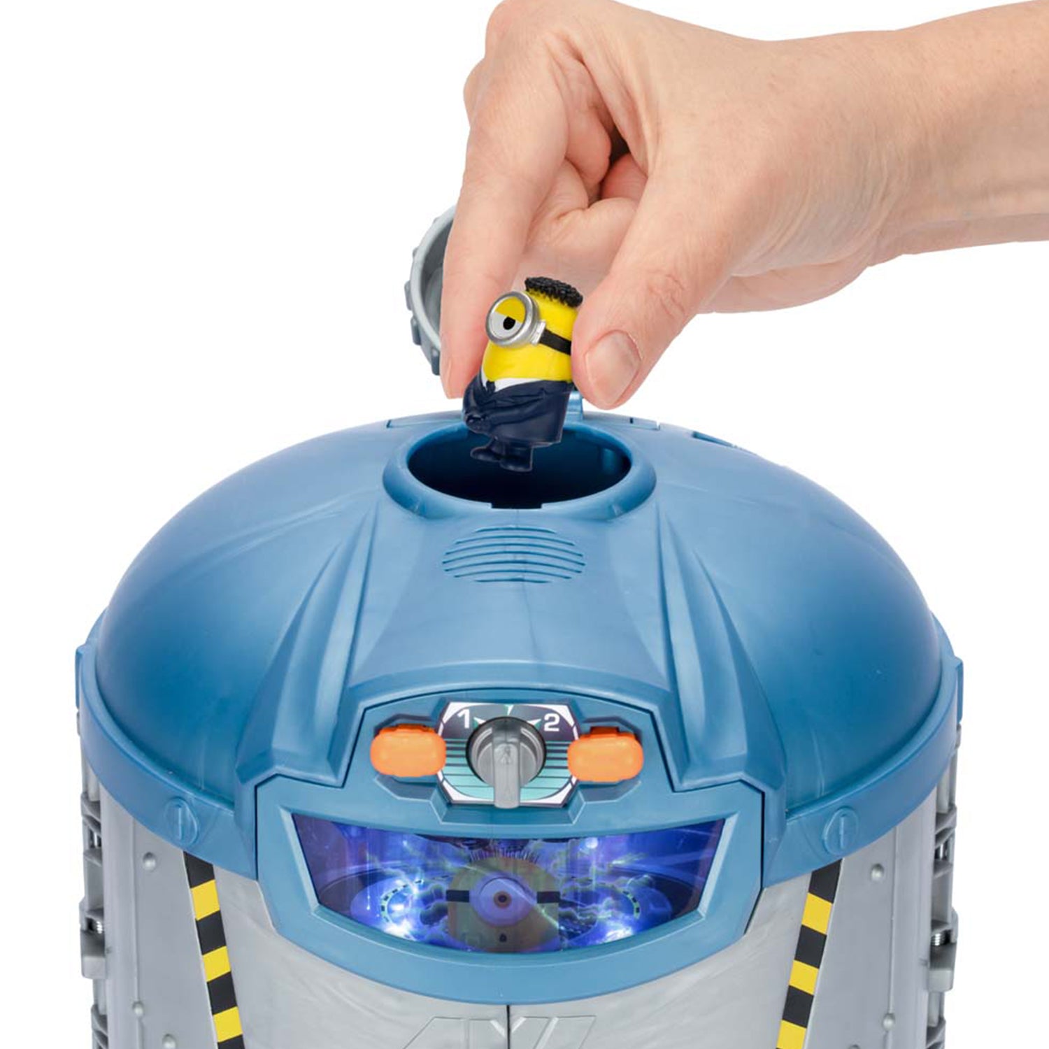 Despicable Me 4 59293 | Mega Minion Transformation Chamber | Verwandlungskammer für den 5 cm AVL Minion in einen 10 cm Mega Minion