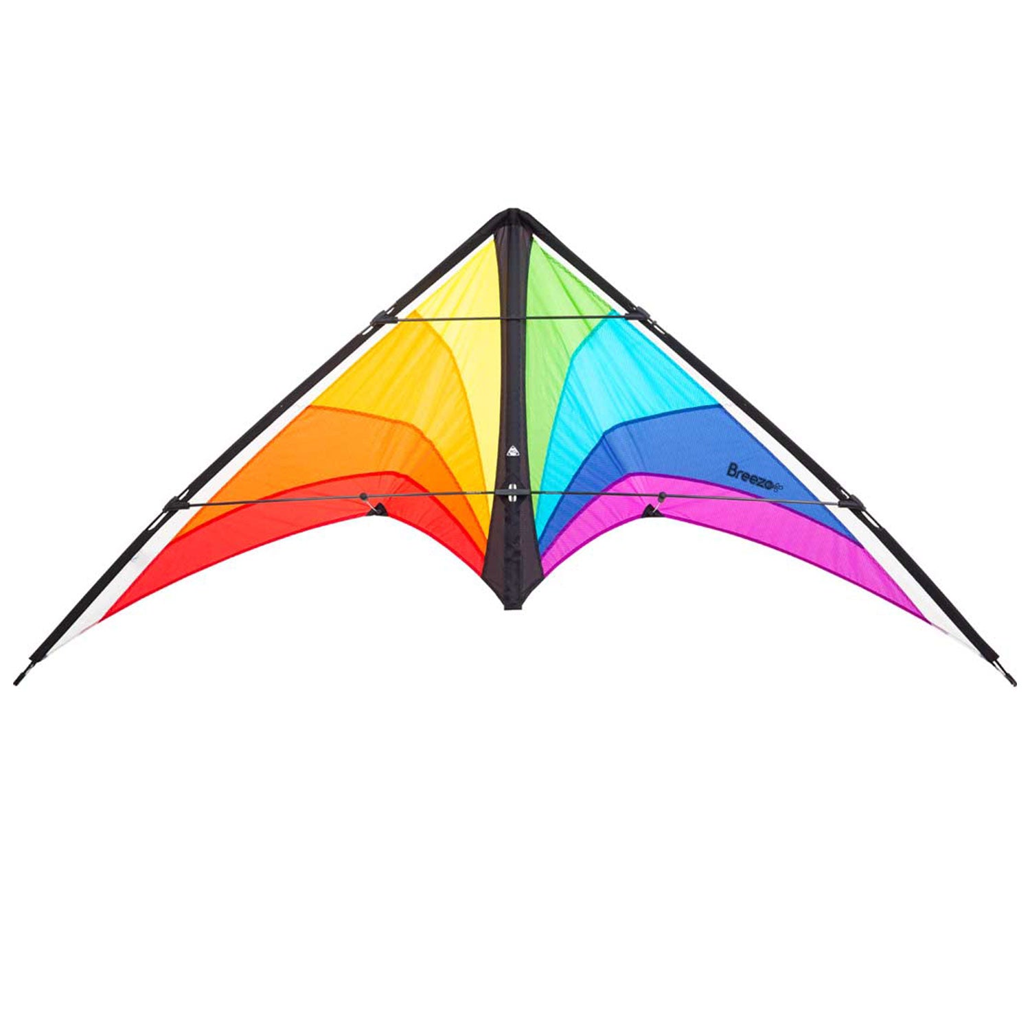 HQ Kinderdrachen Zweileiner Lenkdrachen Breezo Rainbow R2F 170 cm