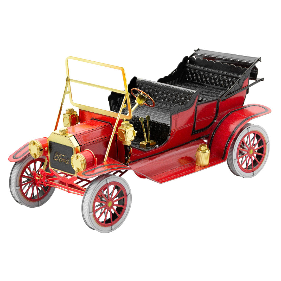 Metal Earth 1908 Ford Model T (Red) MMS051C Modellbausatz Puzzle DIY Bausatz präzise gelasert stabil langlebig