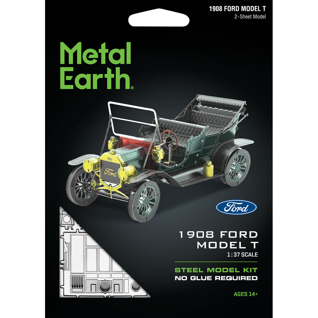 Metal Earth Ford - 1908 Model T - Dark Green MMS051G Modellbausatz Puzzle DIY Bausatz präzise gelasert stabil langlebig