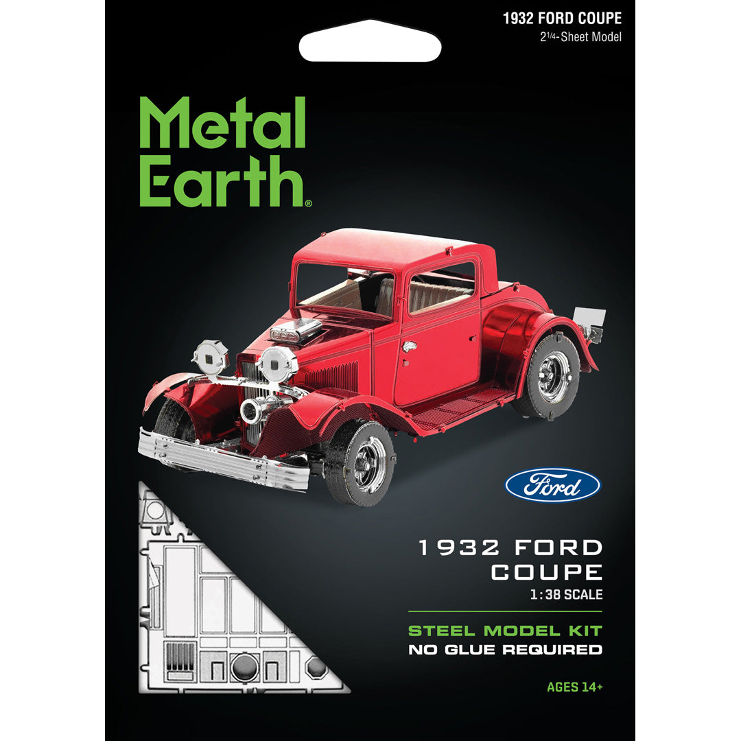 Metal Earth Ford - 1932 Coupe MMS198 Modellbausatz Puzzle DIY Bausatz präzise gelasert stabil langlebig