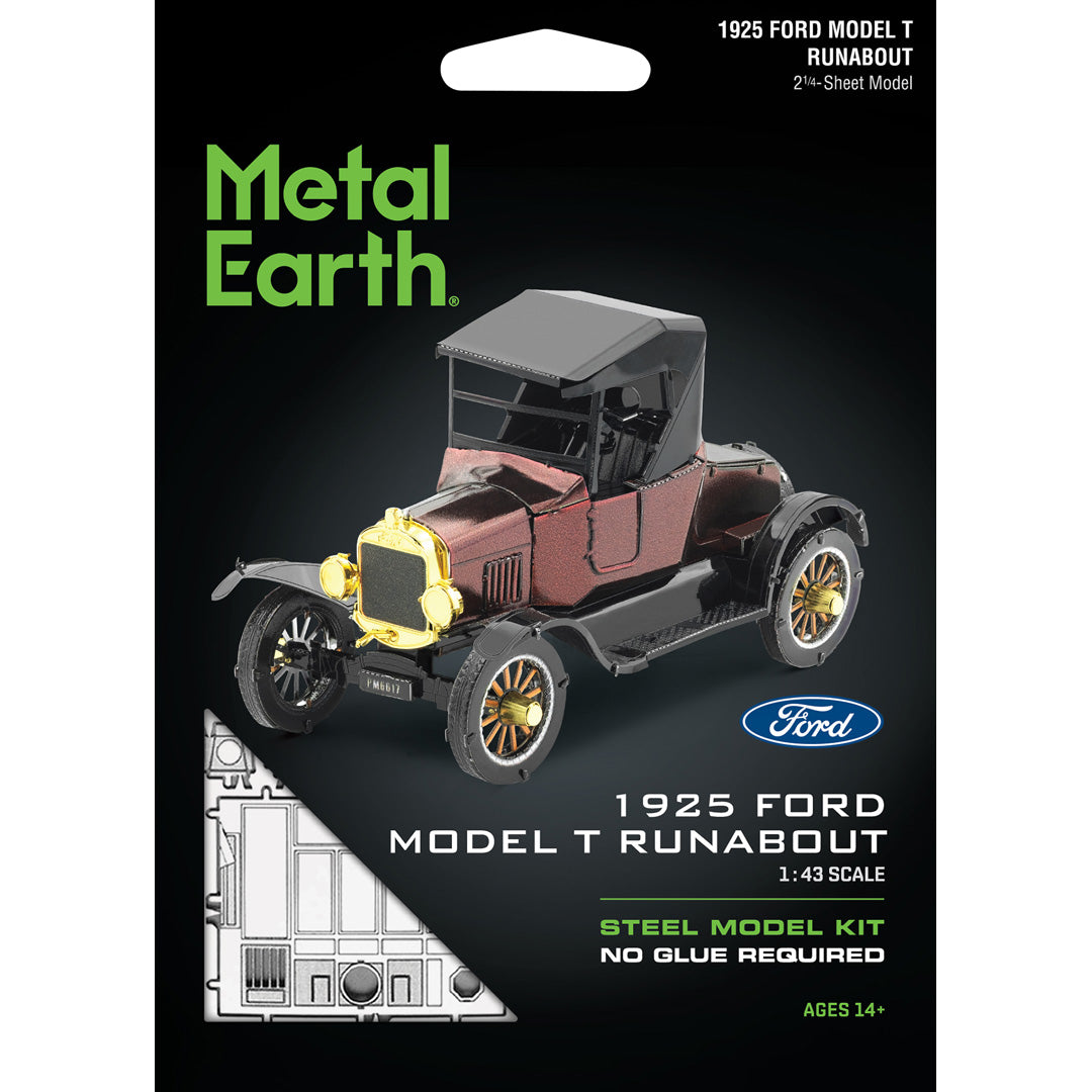 Metal Earth Ford - 1925 Ford T Runabout MMS207 Modellbausatz Puzzle DIY Bausatz präzise gelasert stabil langlebig