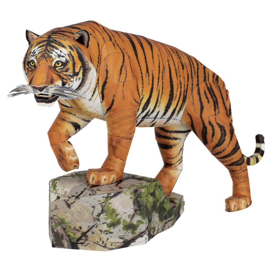 Metal Earth Bengalischer Tiger (farbiges Modell) ME1029 Modellbausatz Puzzle DIY Bausatz präzise gelasert stabil langlebig