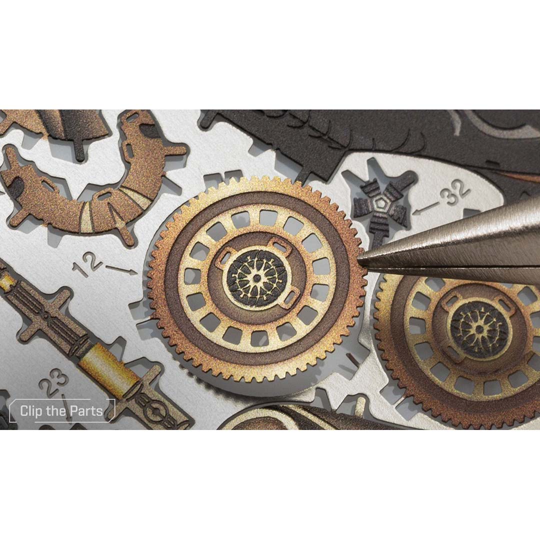 Metal Earth Steampunk Schmetterling (farbiges Modell) ME1021 Modellbausatz Puzzle DIY Bausatz präzise gelasert stabil langlebig