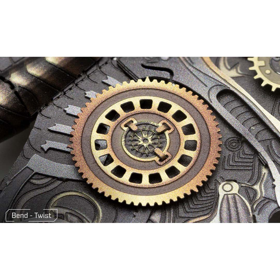Metal Earth Steampunk Schmetterling (farbiges Modell) ME1021 Modellbausatz Puzzle DIY Bausatz präzise gelasert stabil langlebig