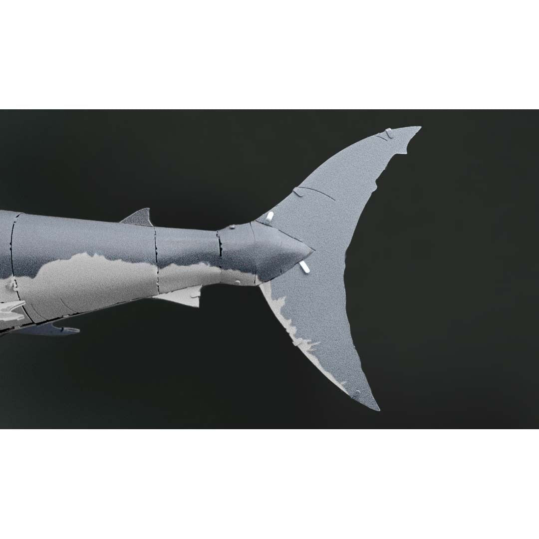 Metal Earth Great White Shark ME1008 Modellbausatz Puzzle DIY Bausatz präzise gelasert stabil langlebig