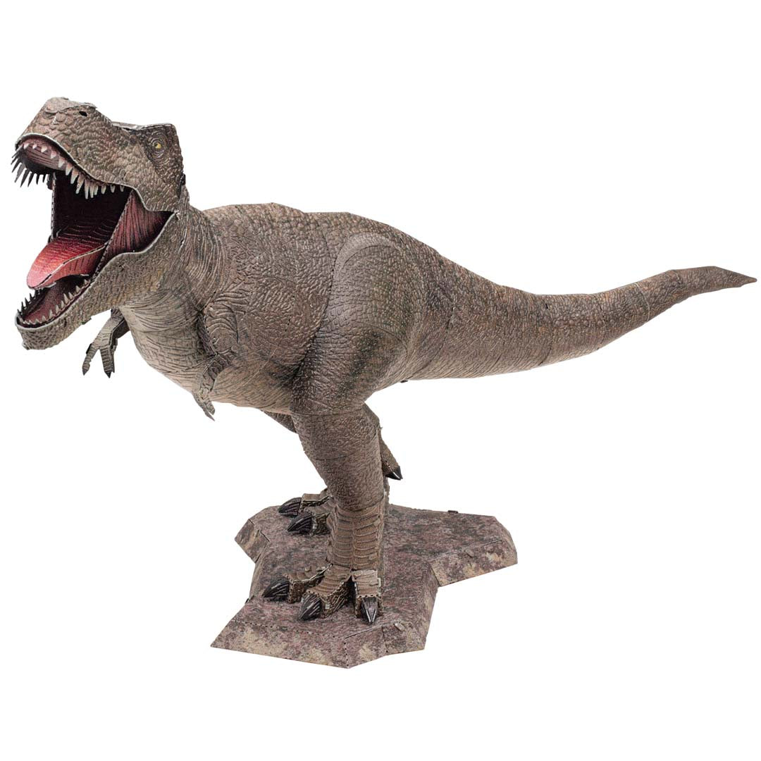 Metal Earth Tyrannosaurus Rex (farbiges Modell) ME1006 Modellbausatz Puzzle DIY Bausatz präzise gelasert stabil langlebig
