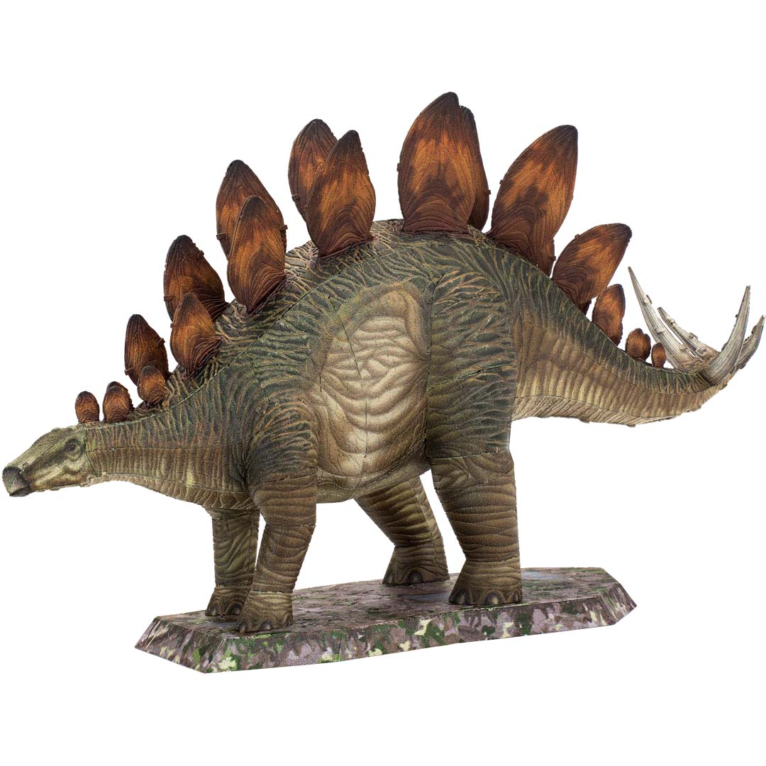 Metal Earth Stegosaurus (farbiges Modell) ME1018 Modellbausatz Puzzle DIY Bausatz präzise gelasert stabil langlebig