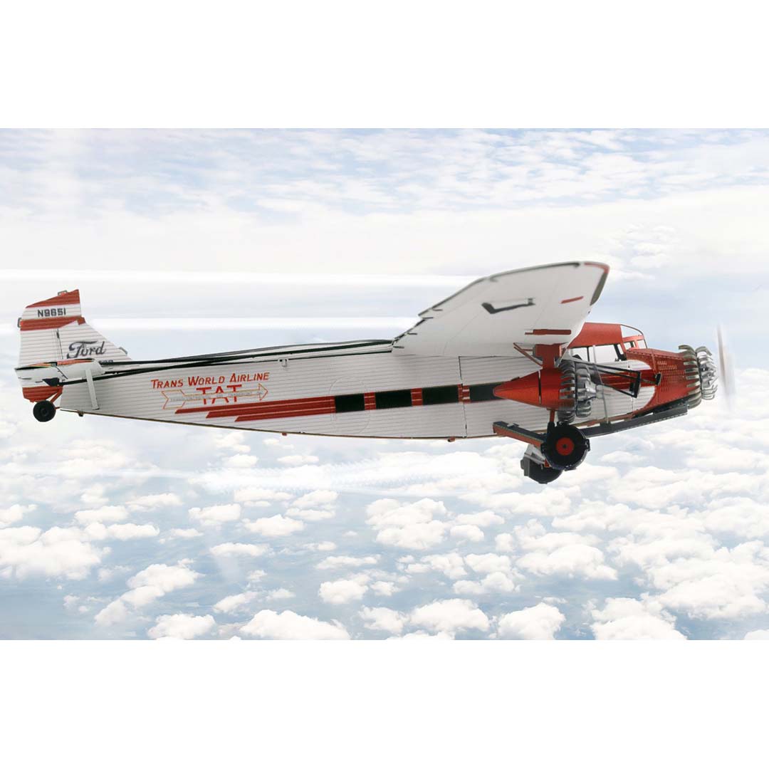 Metal Earth Ford Trimotor (Tin Goose) MMS467 Modellbausatz Puzzle DIY Bausatz präzise gelasert stabil langlebig