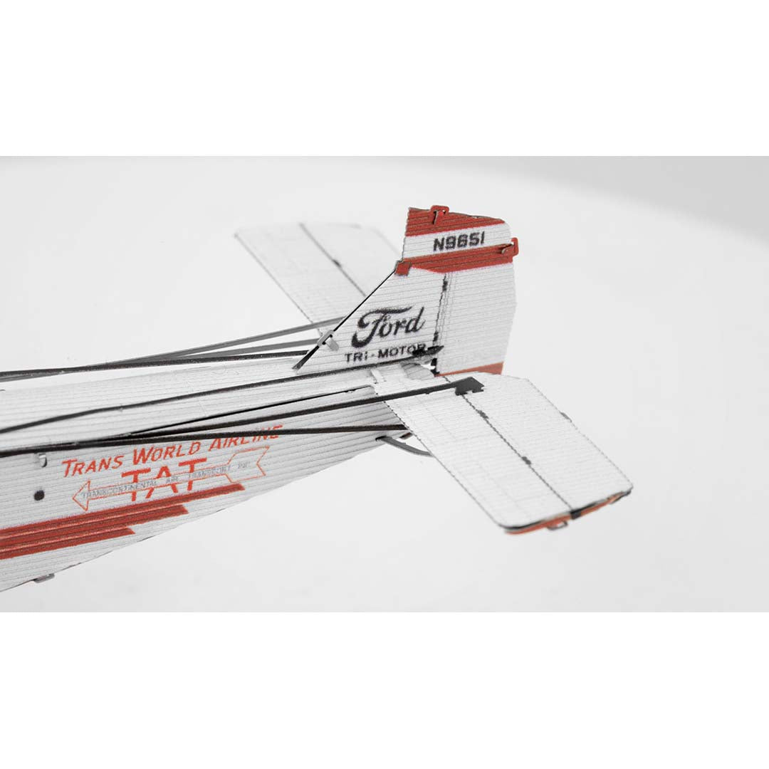 Metal Earth Ford Trimotor (Tin Goose) MMS467 Modellbausatz Puzzle DIY Bausatz präzise gelasert stabil langlebig