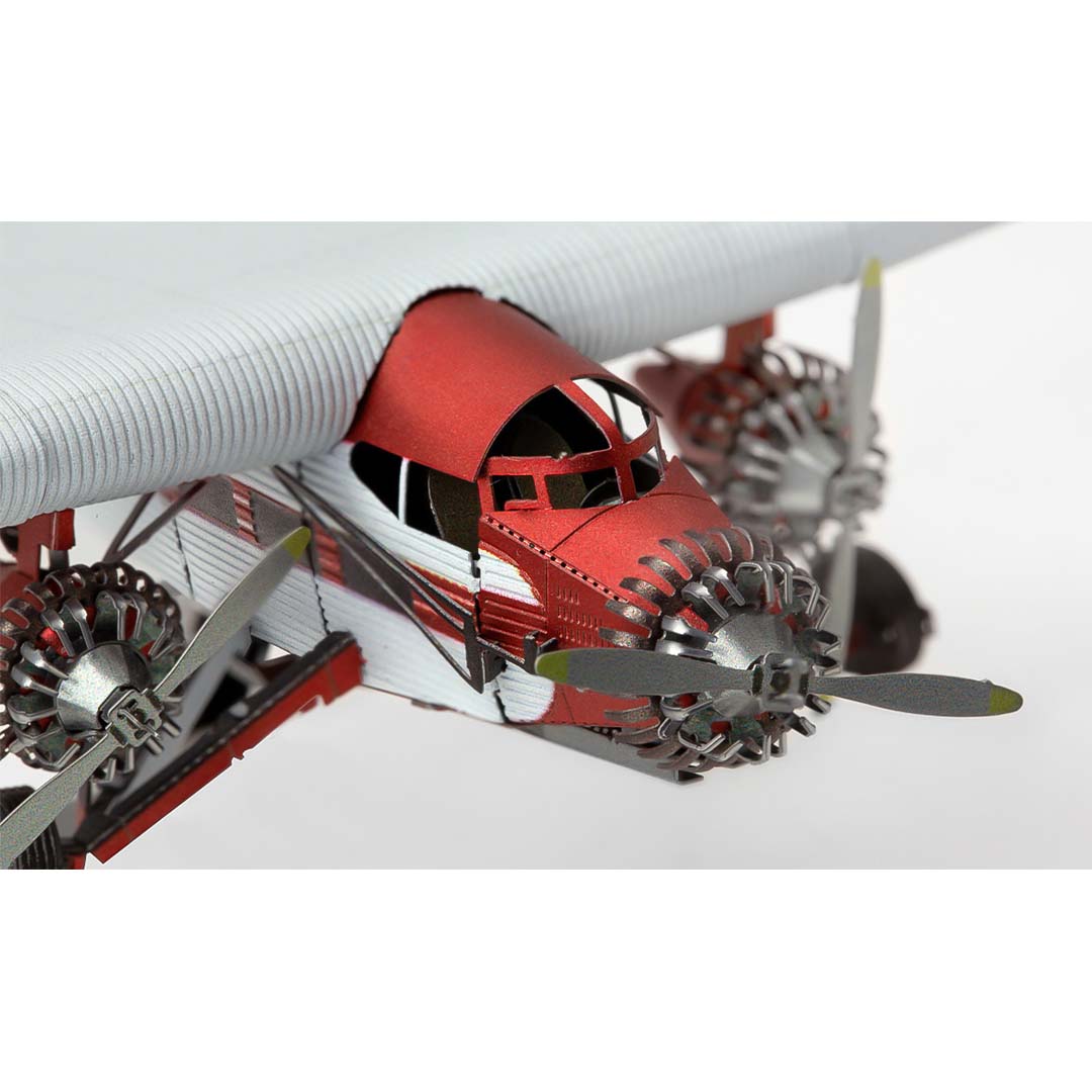 Metal Earth Ford Trimotor (Tin Goose) MMS467 Modellbausatz Puzzle DIY Bausatz präzise gelasert stabil langlebig