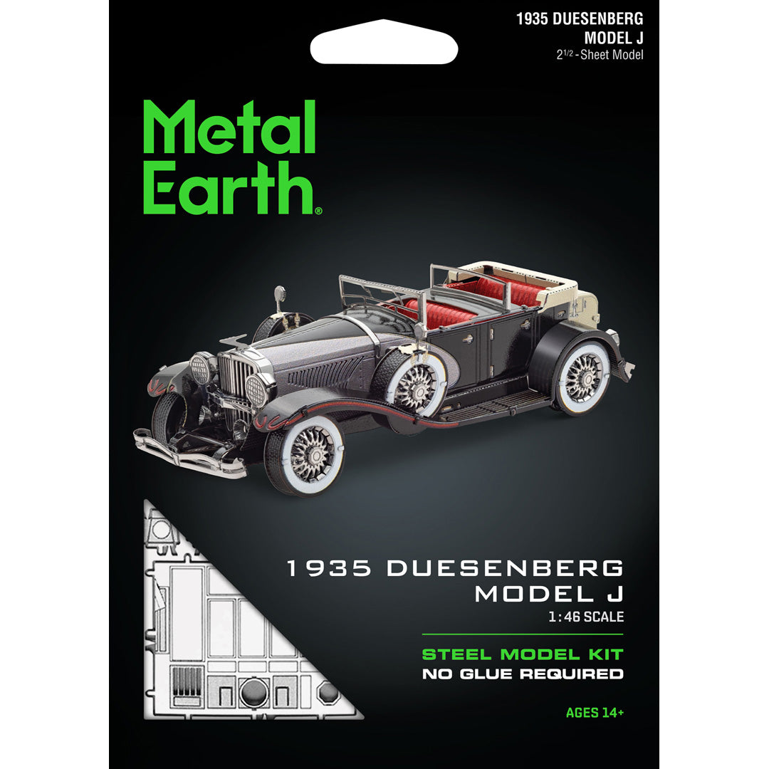 Metal Earth II Duesenberg II SJ 1935 MMS200 Modellbausatz Puzzle DIY Bausatz präzise gelasert stabil langlebig