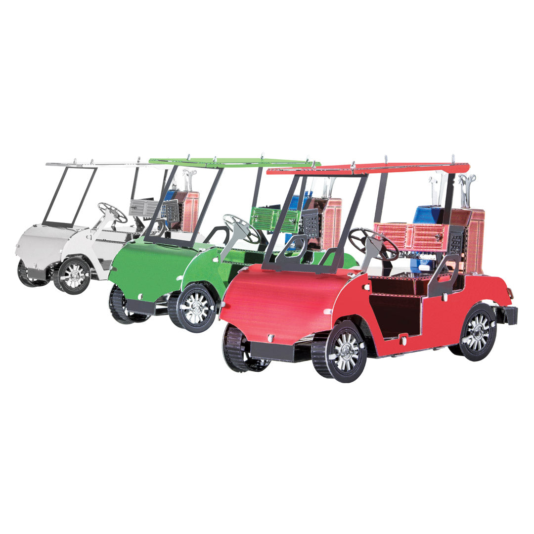 Metal Earth Golf Cart Set MMS108 Modellbausatz Puzzle DIY Bausatz präzise gelasert stabil langlebig
