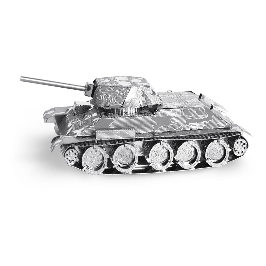 Metal Earth T-34 Tank MMS201 Modellbausatz Puzzle DIY Bausatz präzise gelasert stabil langlebig