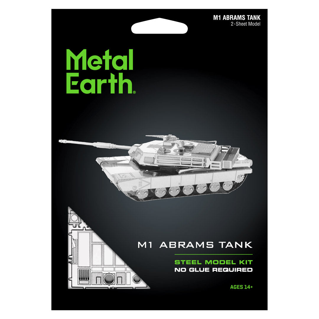 Metal Earth M1 Abrams Tank MMS206 Modellbausatz Puzzle DIY Bausatz präzise gelasert stabil langlebig