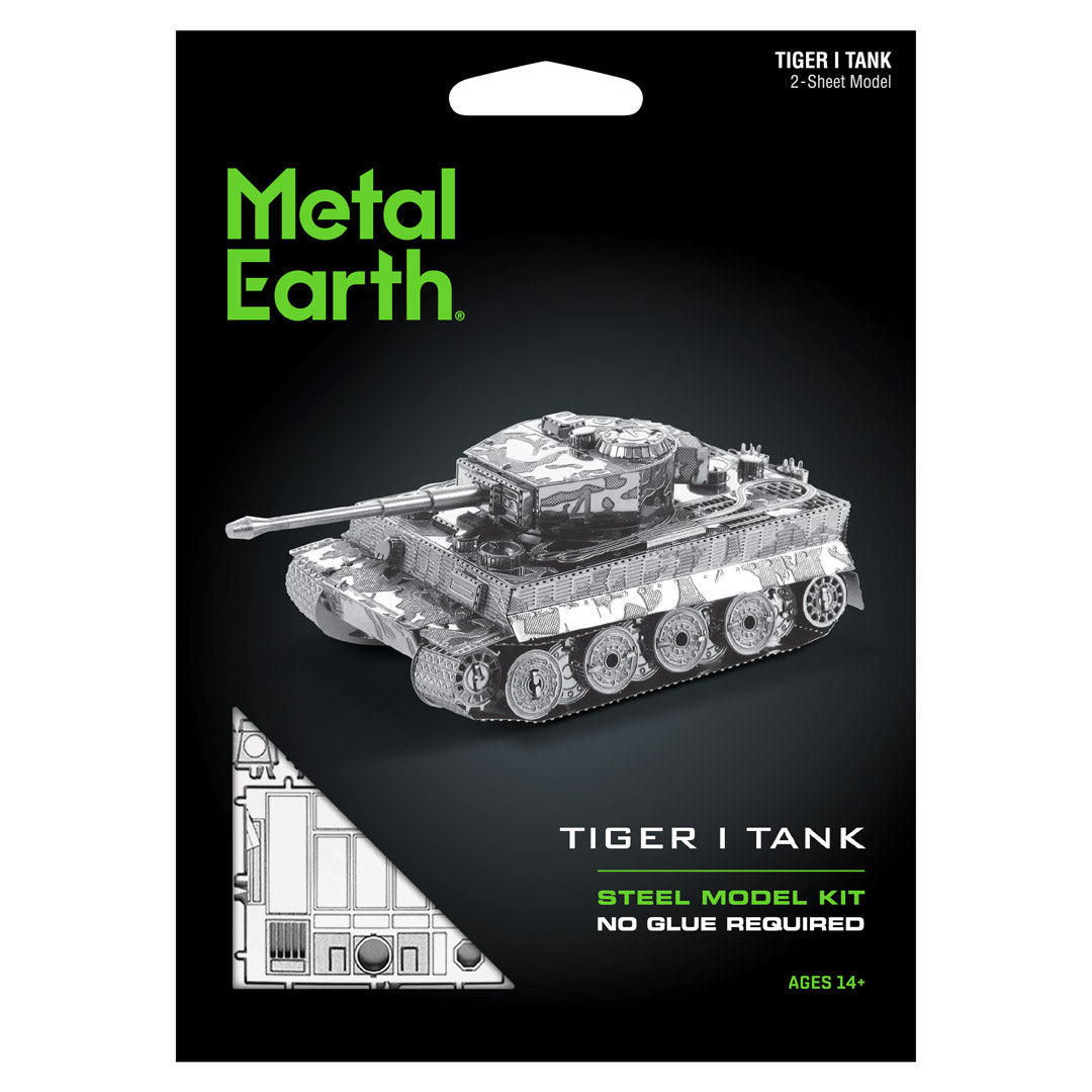 Metal Earth Tiger I Tank MMS203 Modellbausatz Puzzle DIY Bausatz präzise gelasert stabil langlebig