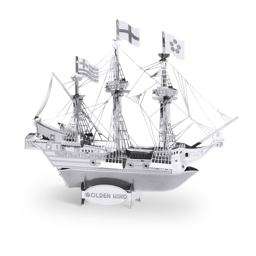 Metal Earth Golden Hind MMS049 Modellbausatz Puzzle DIY Bausatz präzise gelasert stabil langlebig