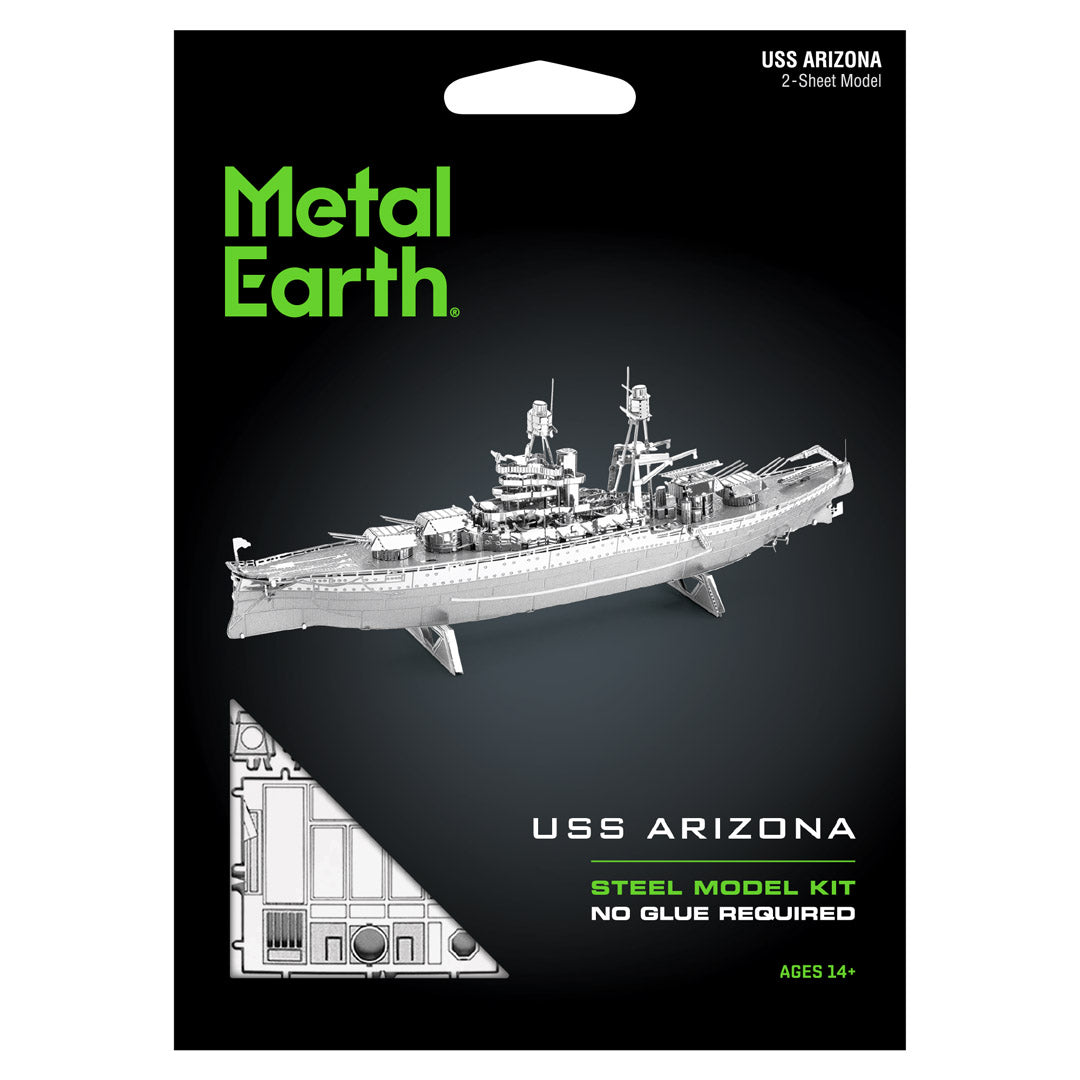 Metal Earth USS USS Arizona MMS097 Modellbausatz Puzzle DIY Bausatz präzise gelasert stabil langlebig