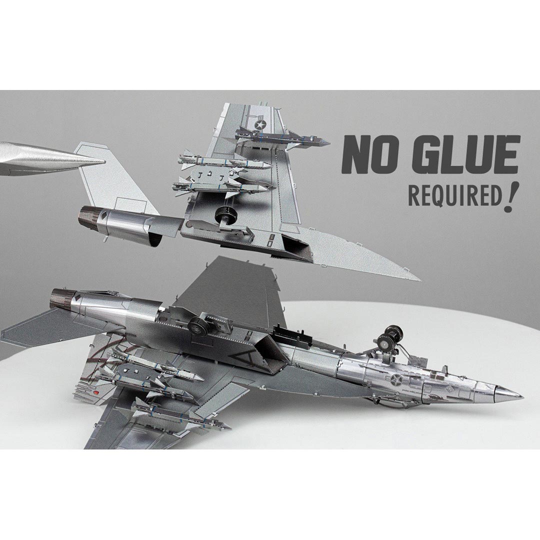 Metal Earth F/A-18 Super Hornet™ MMS459 Modellbausatz Puzzle DIY Bausatz präzise gelasert stabil langlebig