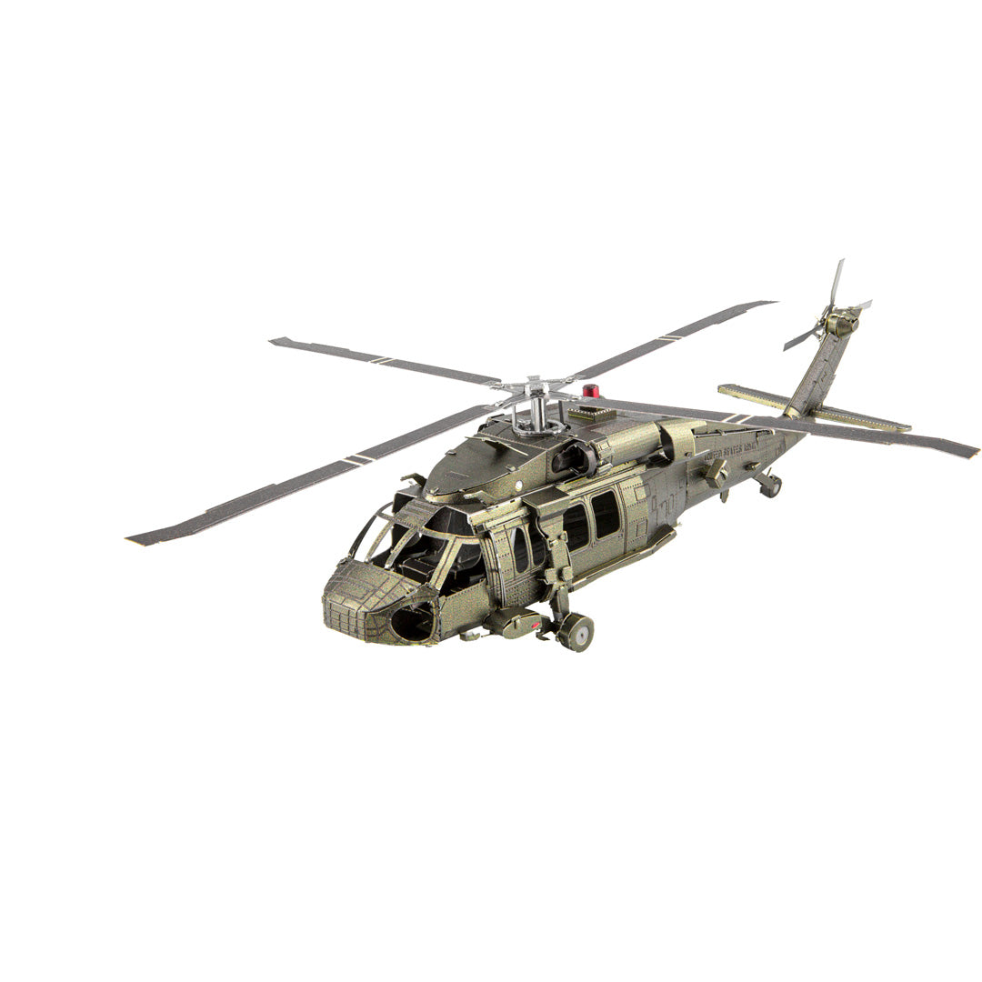 Metal Earth UH Sikorsky UH-60 Black Hawk MMS461 Modellbausatz Puzzle DIY Bausatz präzise gelasert stabil langlebig