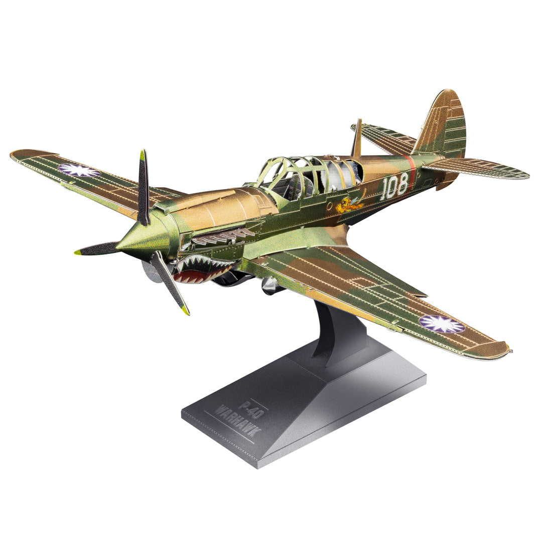 Metal Earth P-40 Warhawk MMS213 Modellbausatz Puzzle DIY Bausatz präzise gelasert stabil langlebig
