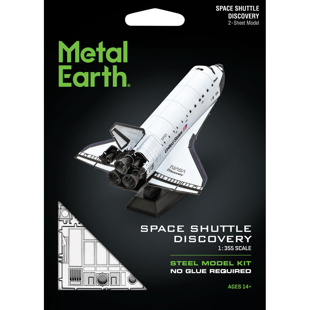 Metal Earth Space Shuttle Discovery (colored) MMS211 Modellbausatz Puzzle DIY Bausatz präzise gelasert stabil langlebig