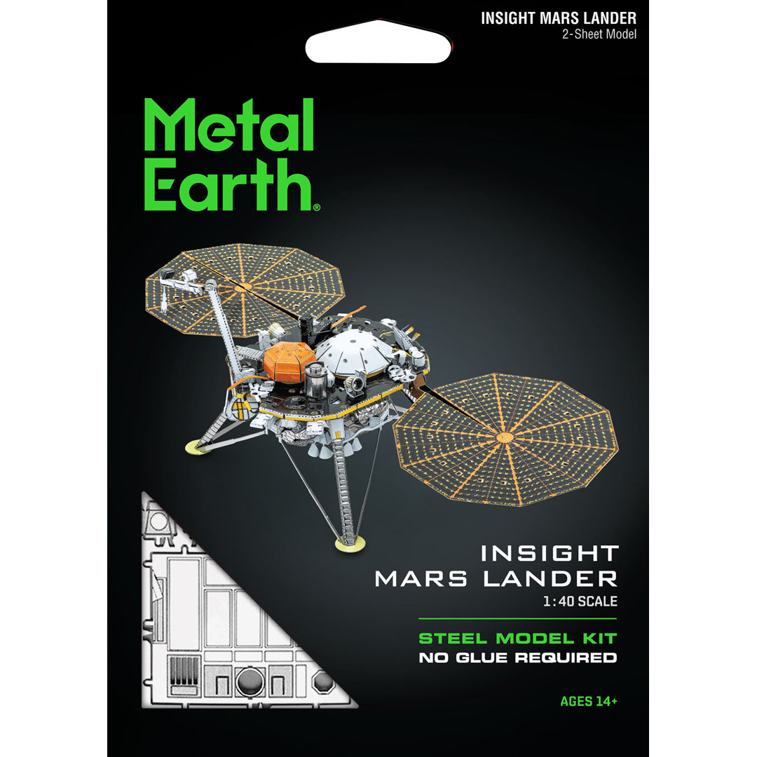 Metal Earth InSight Mars Lander MMS193 Modellbausatz Puzzle DIY Bausatz präzise gelasert stabil langlebig
