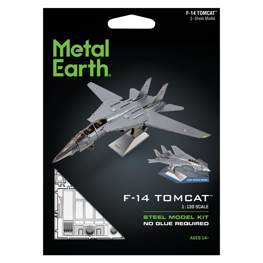 Metal Earth F-14 Tomcat MMS458 Modellbausatz Puzzle DIY Bausatz präzise gelasert stabil langlebig