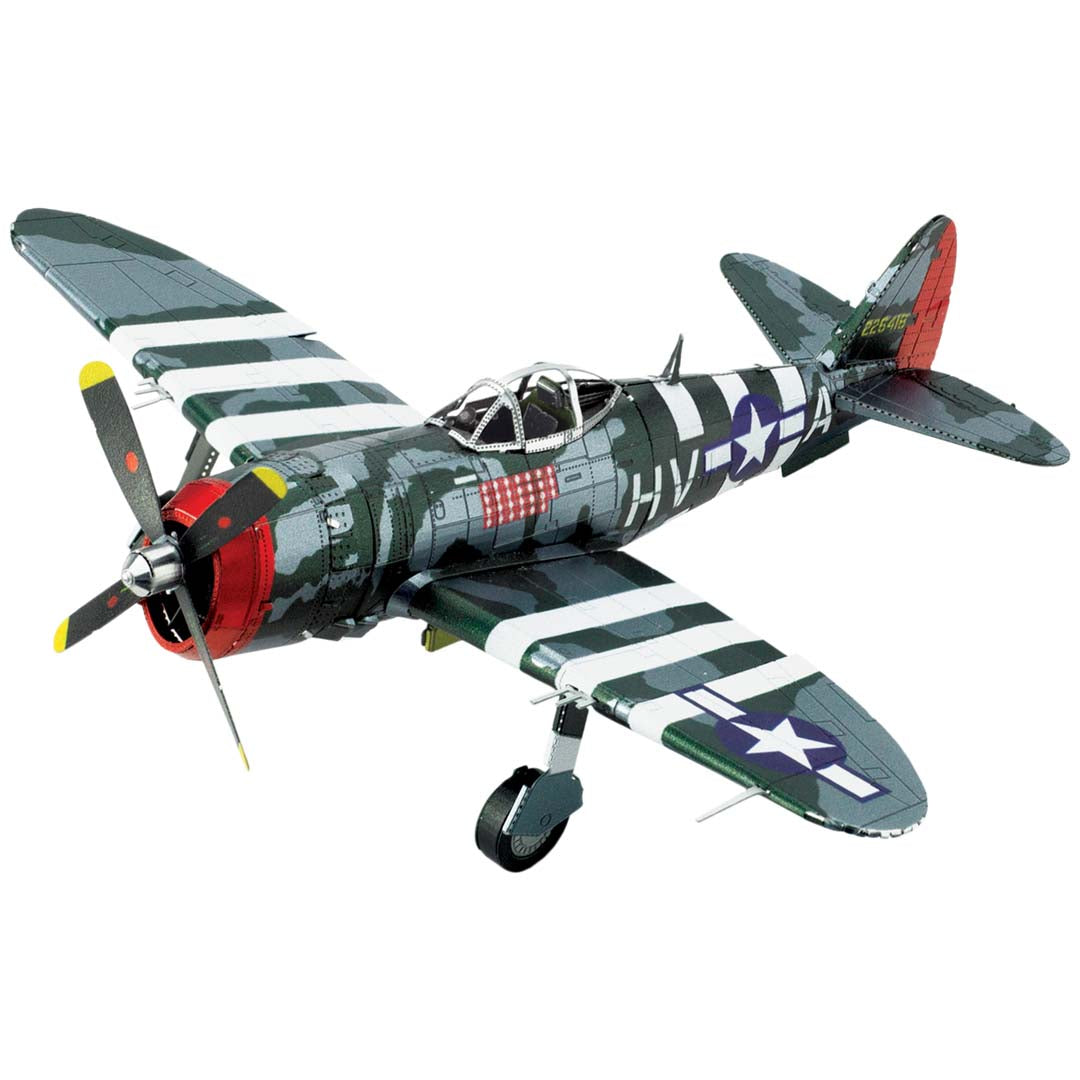 Metal Earth P47-Thunderbolt ME1002 Modellbausatz Puzzle DIY Bausatz präzise gelasert stabil langlebig