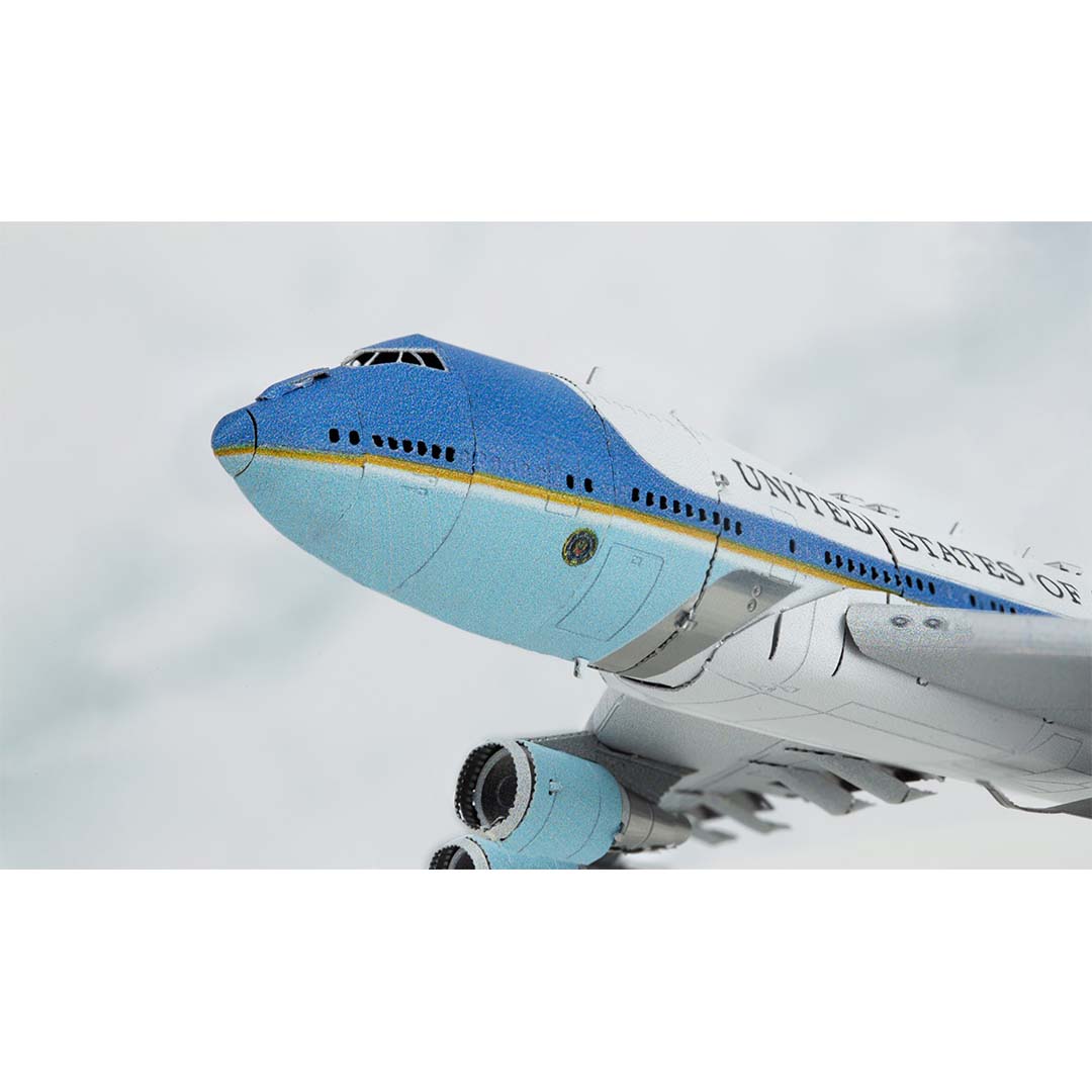 Metal Earth Air Force One ME1001 Modellbausatz Puzzle DIY Bausatz präzise gelasert stabil langlebig