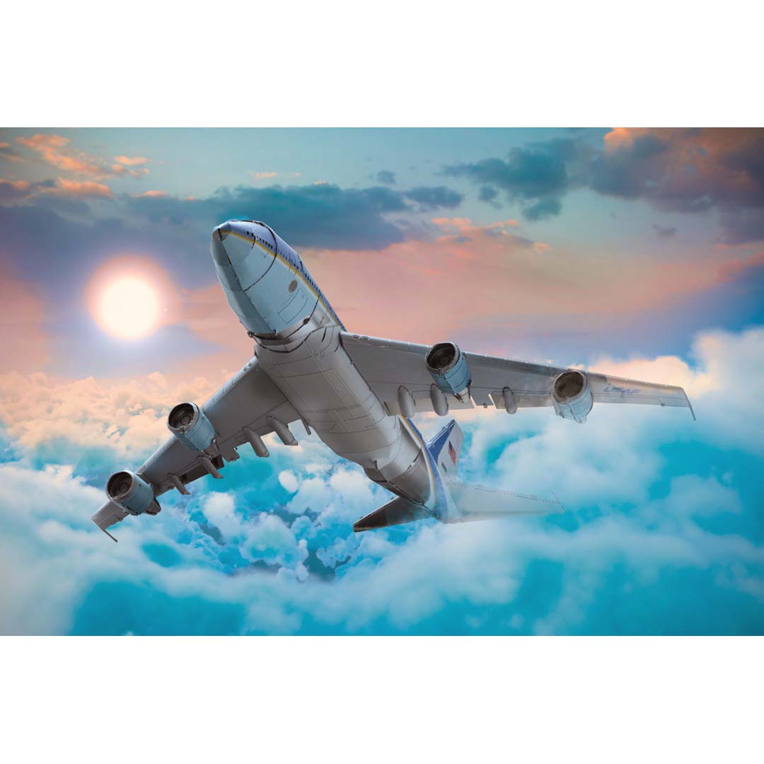 Metal Earth Air Force One ME1001 Modellbausatz Puzzle DIY Bausatz präzise gelasert stabil langlebig