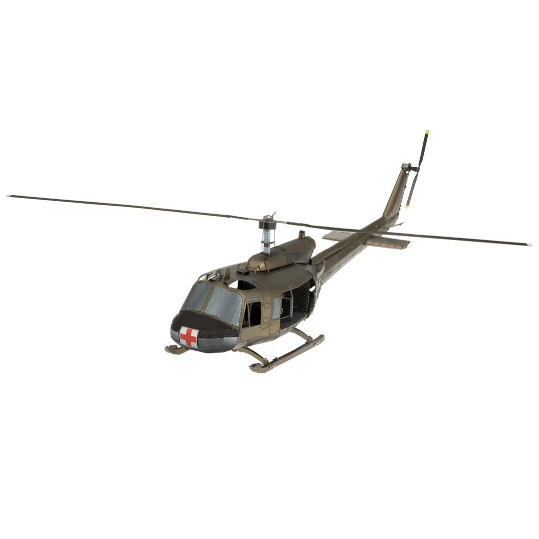 Metal Earth UH1-Huey Helicopter ME1003 Modellbausatz Puzzle DIY Bausatz präzise gelasert stabil langlebig