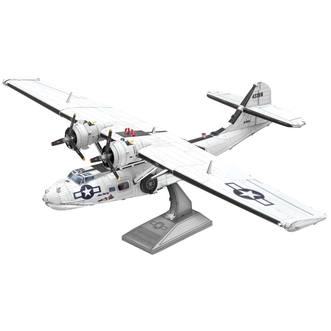 Metal Earth PBY Consolidated PBY Catalina ME1013 Modellbausatz Puzzle DIY Bausatz präzise gelasert stabil langlebig
