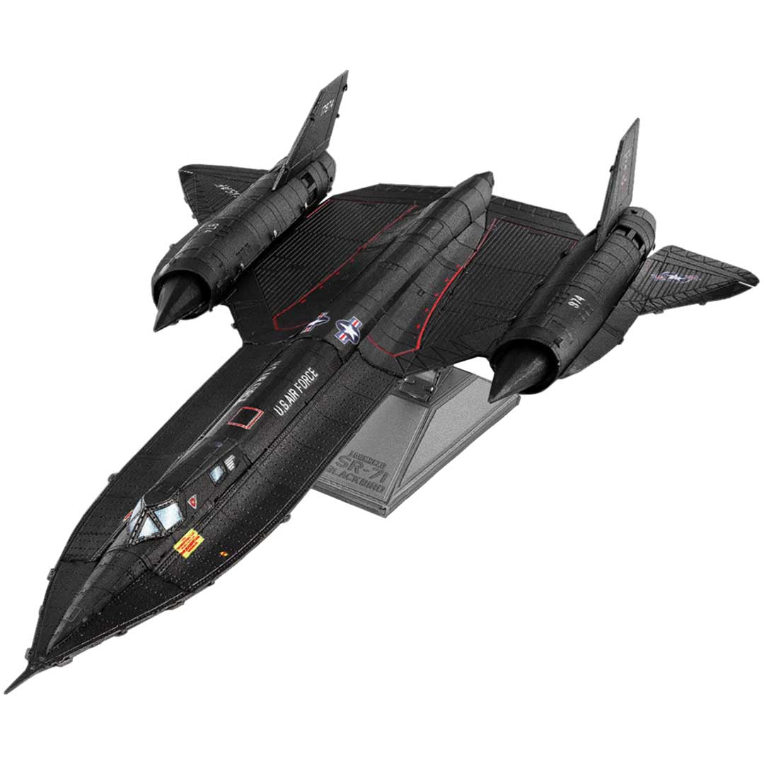 Metal Earth SR SR-71 Blackbird ME1034 Modellbausatz Puzzle DIY Bausatz präzise gelasert stabil langlebig