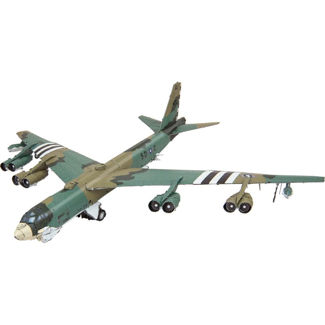 Metal Earth B-52 Stratofortress (farbiges Modell) ME1037 Modellbausatz Puzzle DIY Bausatz präzise gelasert stabil langlebig