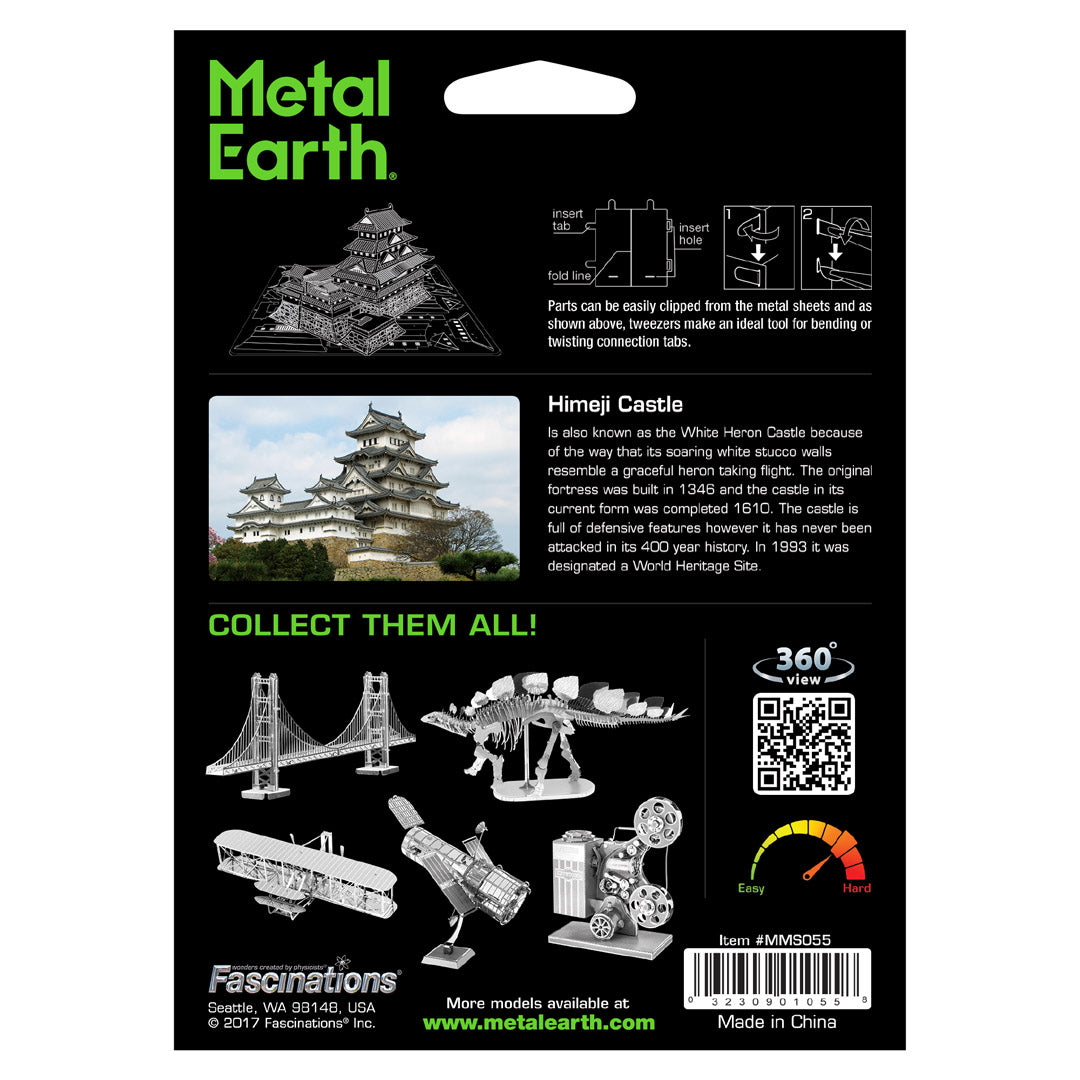 Metal Earth Himeji Castle MMS055 Modellbausatz Puzzle DIY Bausatz präzise gelasert stabil langlebig