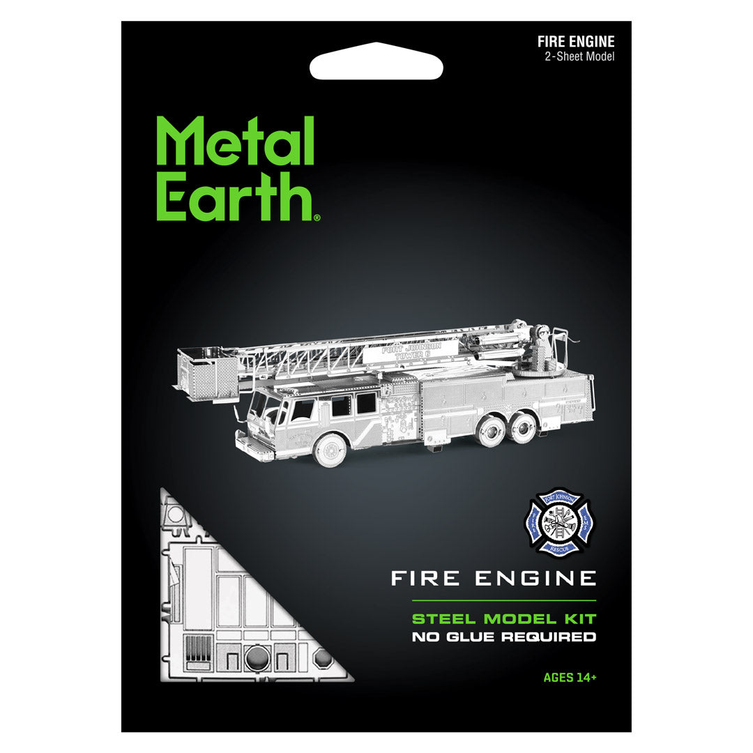 Metal Earth Fire Truck MMS115 Modellbausatz Puzzle DIY Bausatz präzise gelasert stabil langlebig